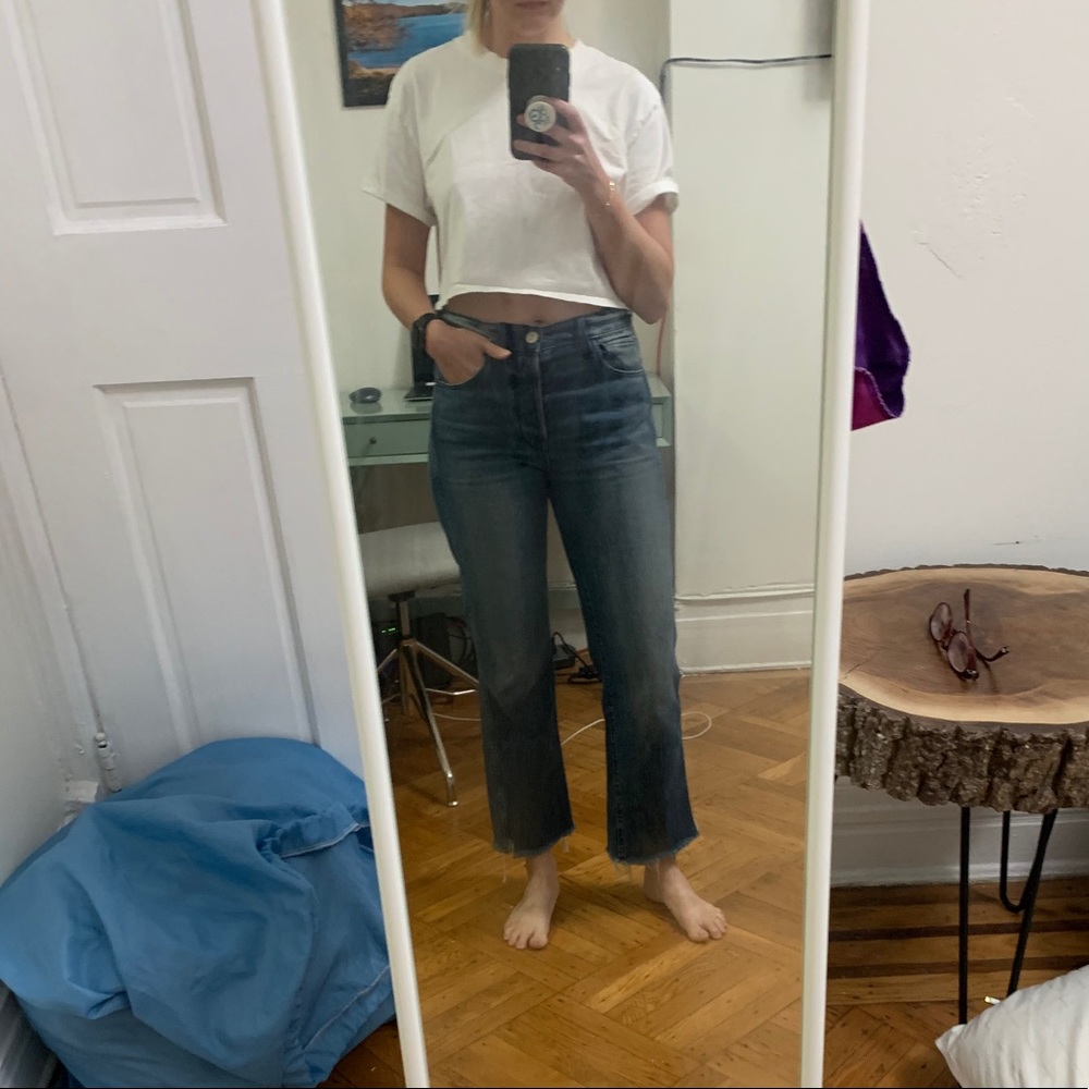 3x1 cropped denim